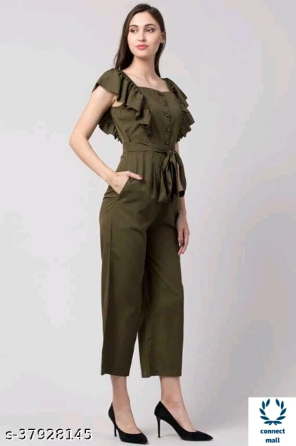 Classy Graceful Women Jumpsuits - S, Febric, Solid, Pack of :1